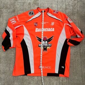 Balenciaga Vibrant Orange and Black Jersey